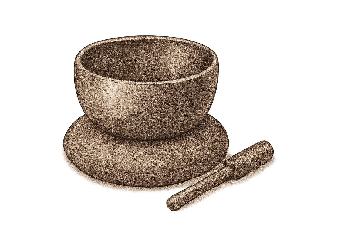 Sound bowl for timing dyad sessions